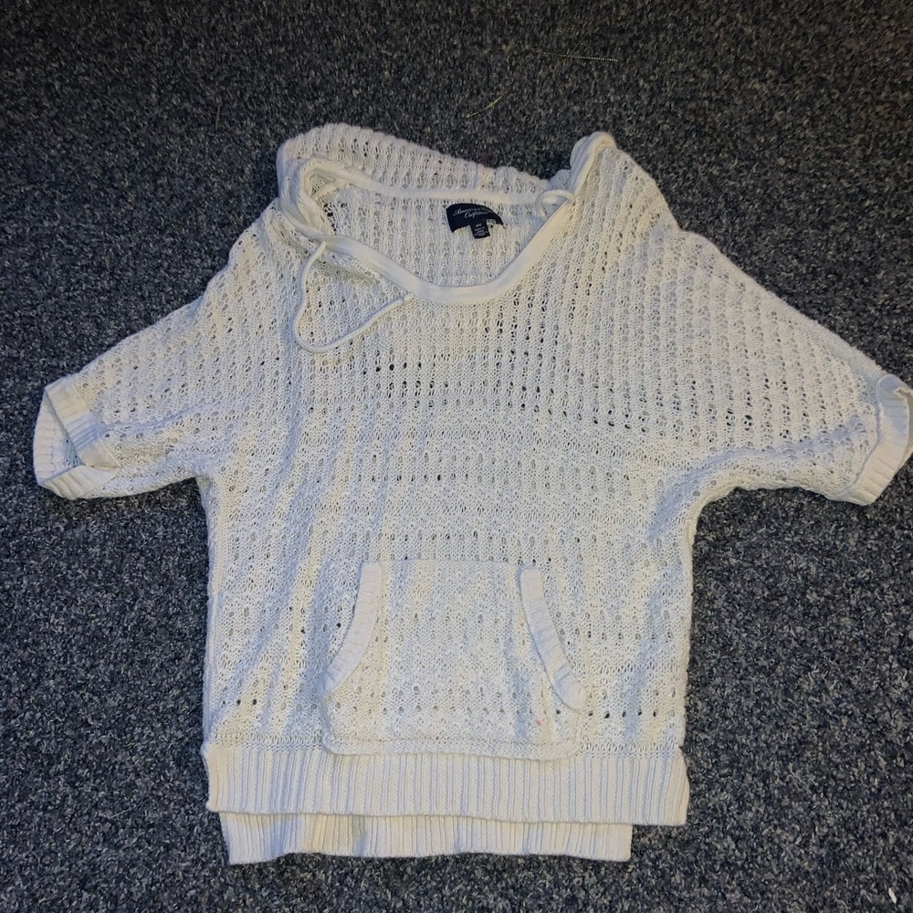 American Eagle Short Sleeve Sweater